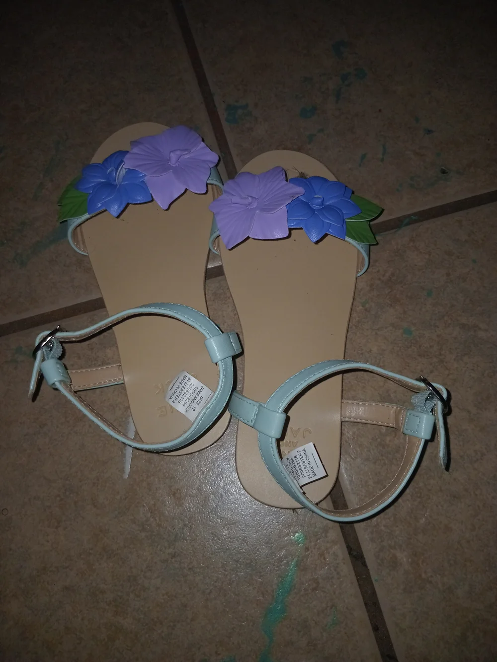Janie and Jack mint ankle