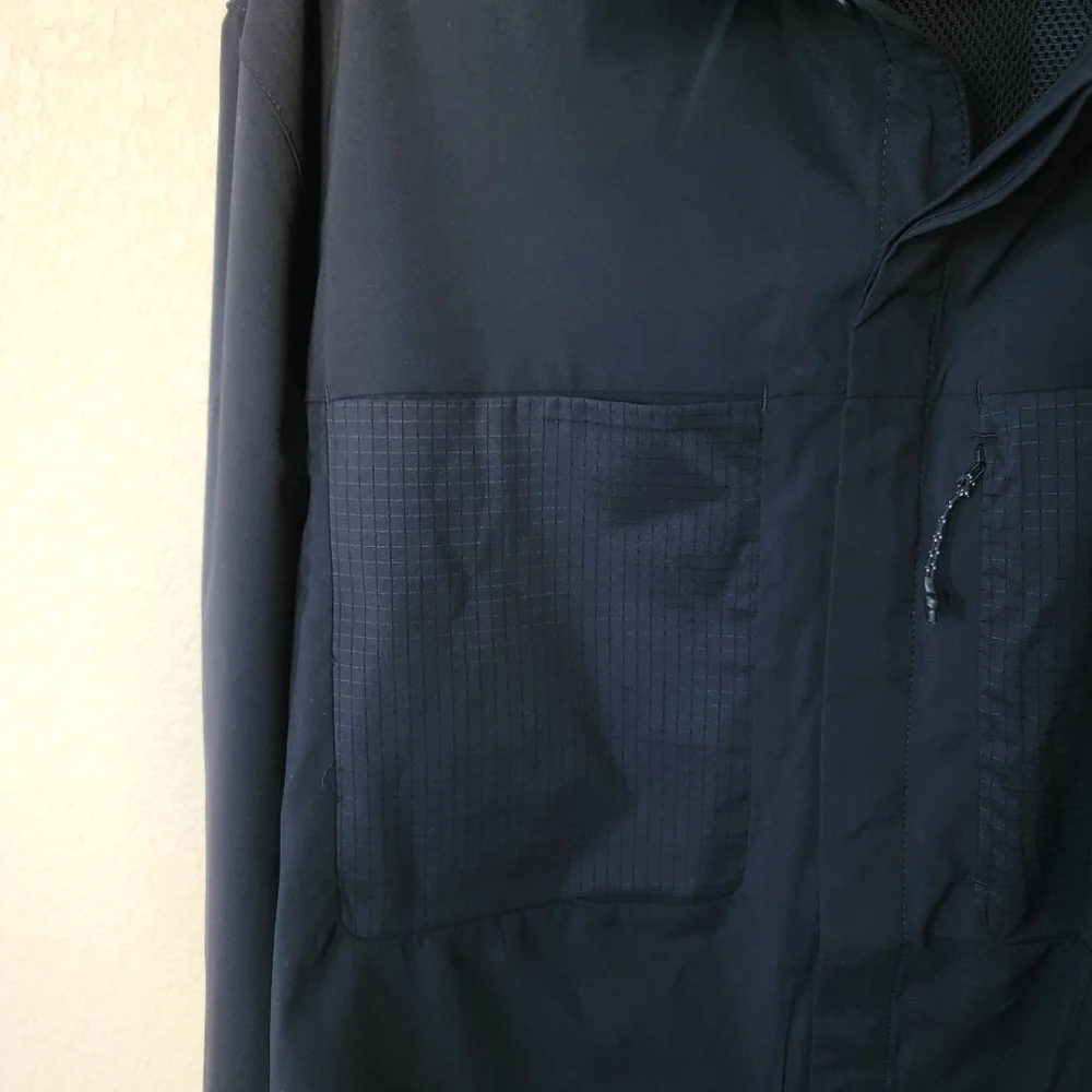 The North Face Men’s Long-Sleeve Lightrange Shirt In Black, Size XL
