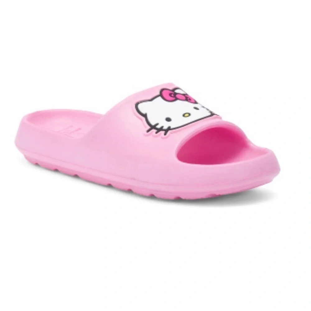 Sanrio Hello Kitty Pink Slide Sandals for Kids size 2/3