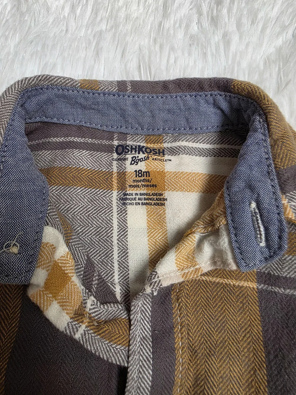 OshKosh Bgosh soft plaid