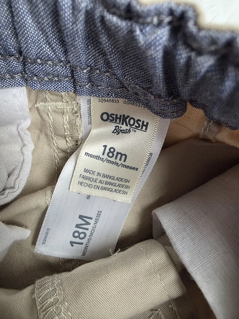 OshKosh Bgosh soft plaid