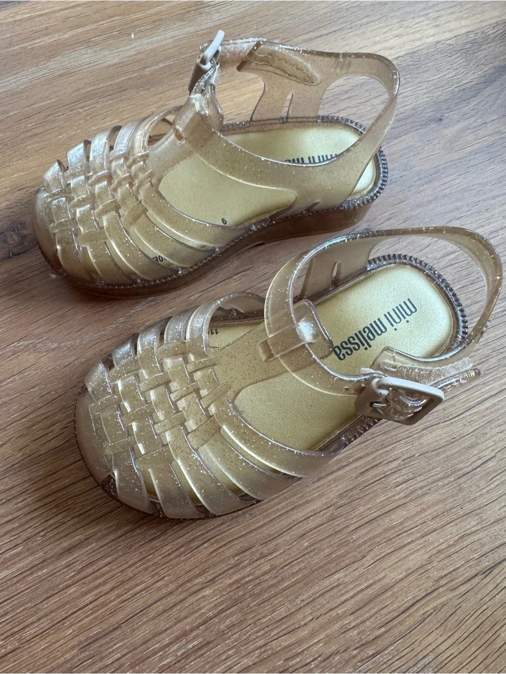 Mini Melissa sparkling gold