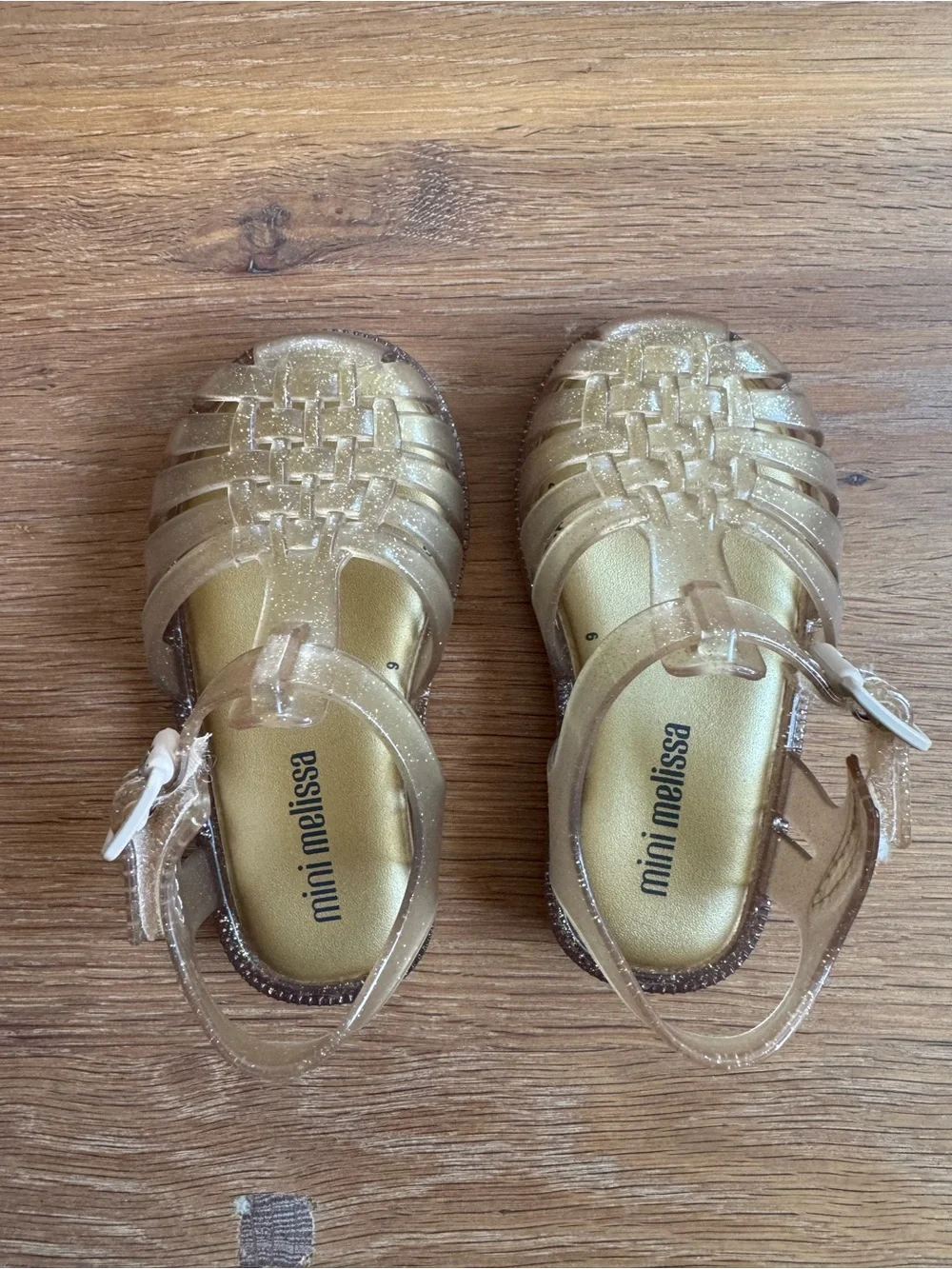 Mini Melissa sparkling gold