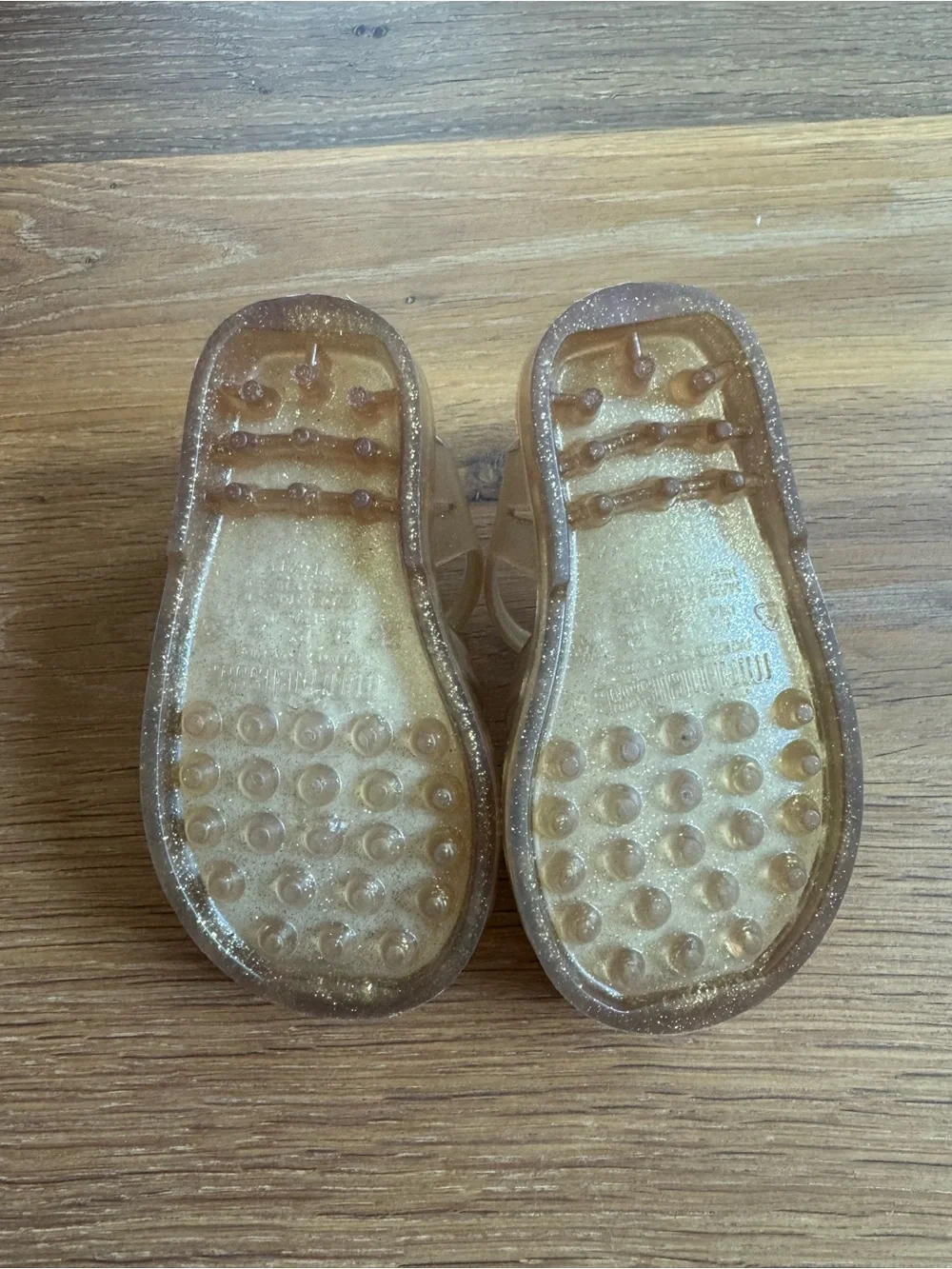 Mini Melissa sparkling gold