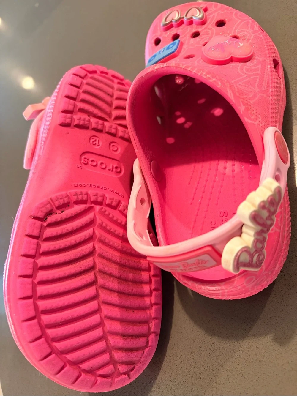 CROCS pink sparkle