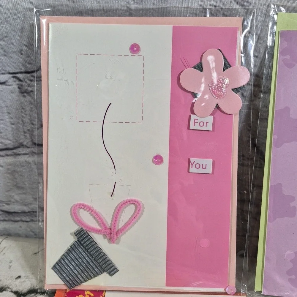 Greeting Cards W/ 3D Accents Lot Of 4 Assorted Occasions Congratulations Wedding