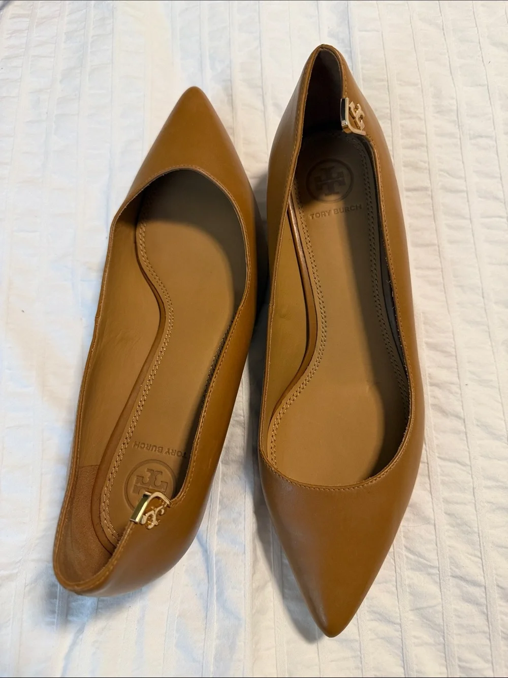 Tory Burch smooth cognac