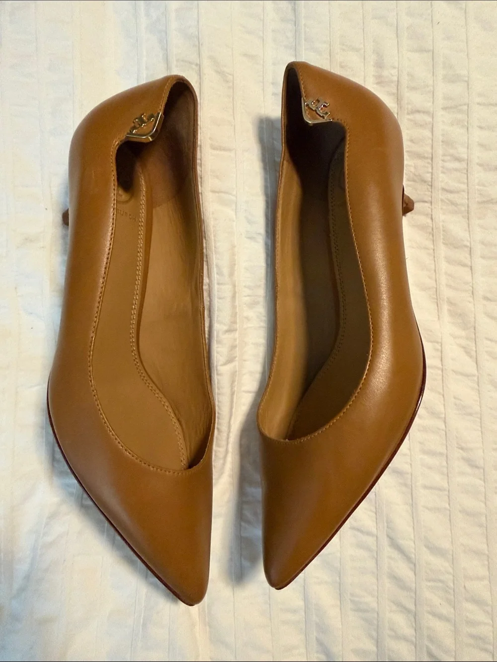 Tory Burch smooth cognac