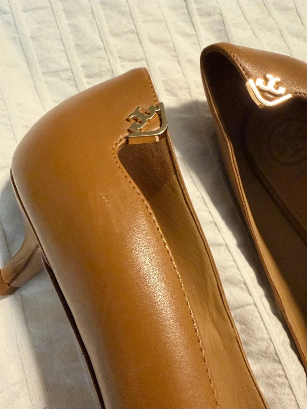Tory Burch smooth cognac