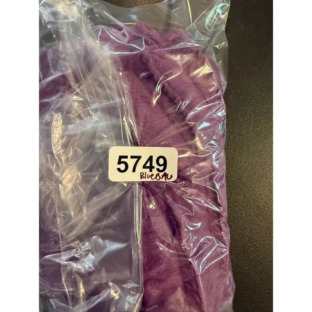 Sew Sweet Minky Designs Travel Neck Pillow Cover Purple Plush Luxury Cozy NEW