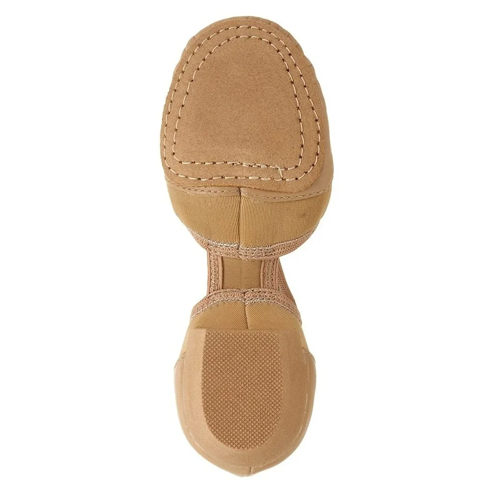 Capezio Pedini Jazz Shoes Kids Dance Shoes‎ Size 1.5 Caramel Leather Slip On