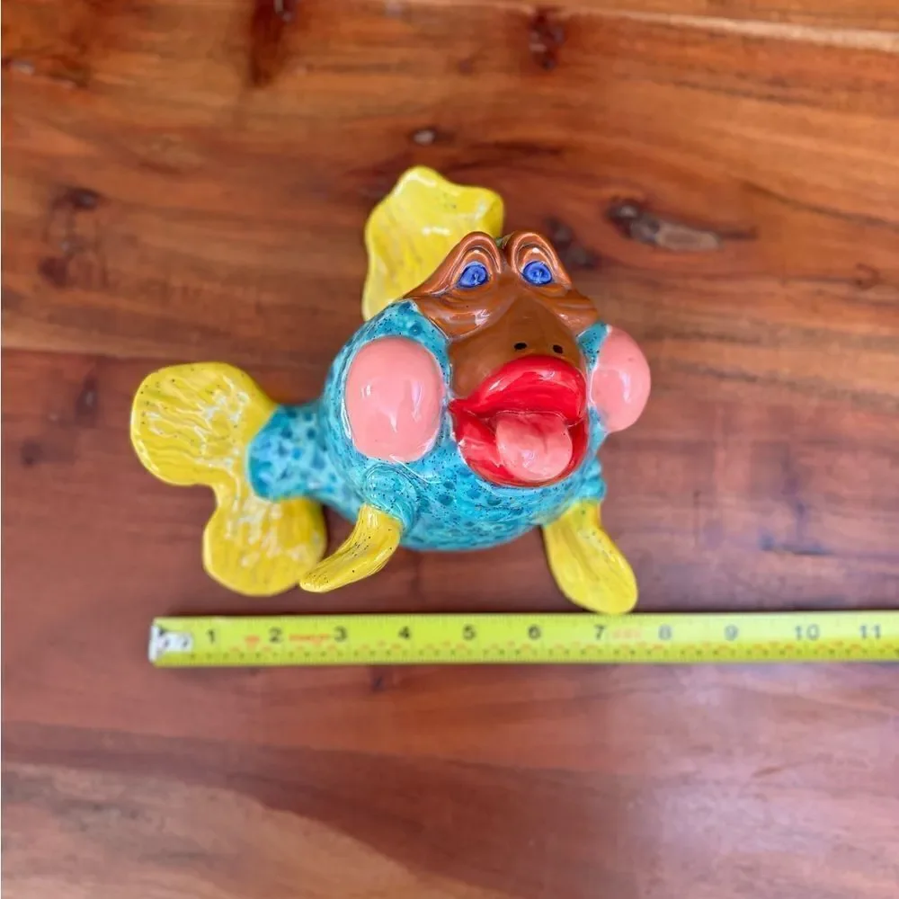 Colorful Ceramic Fish Decor