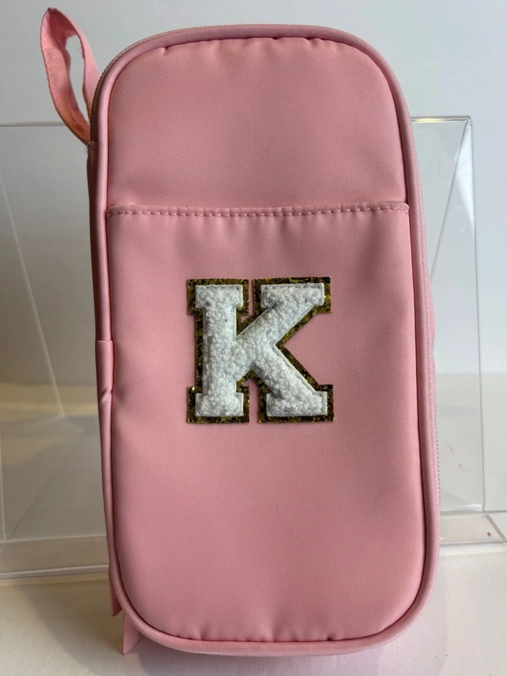 Preppy Pink Nylon Initial 