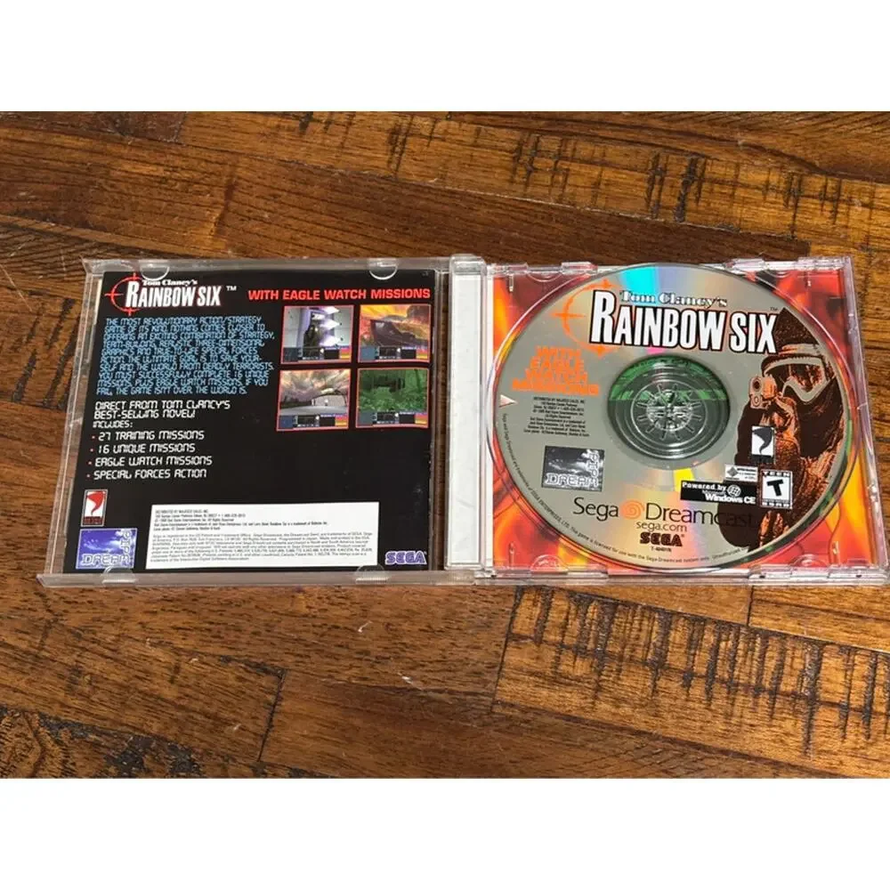 Tom Clancy Rainbow Six w Eagle Watch Missions Sega Dreamcast DC 2000