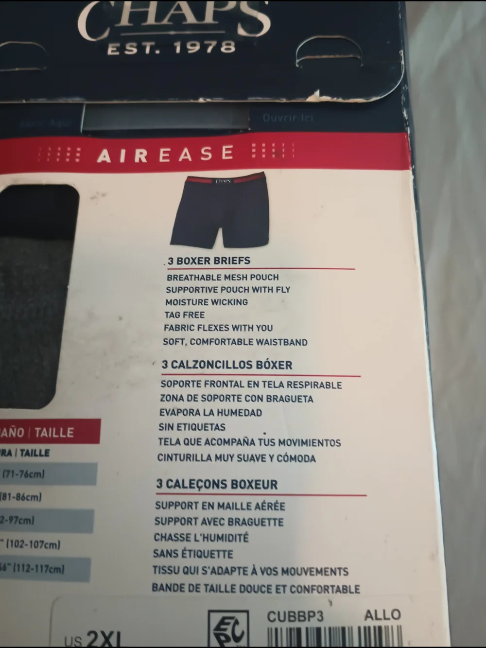 Chaps men airease