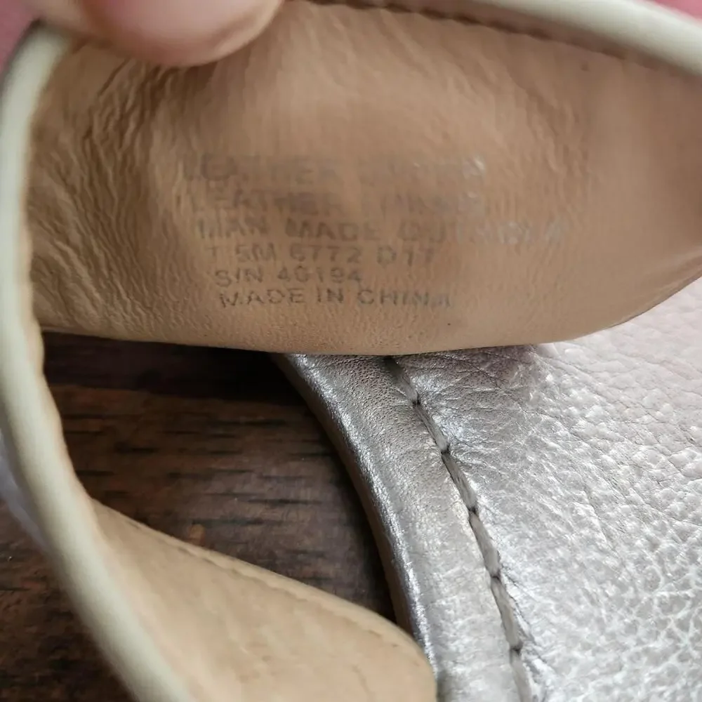 Tory Burch size see leather