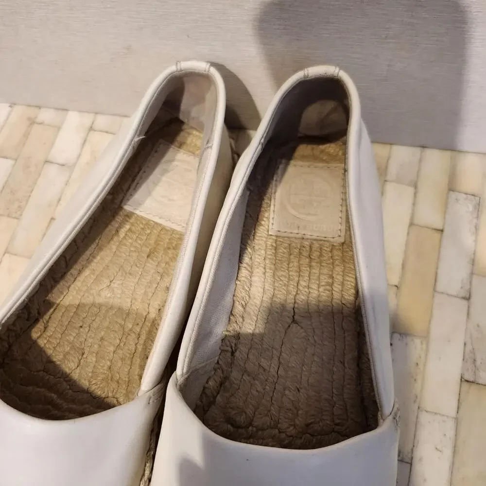 Tory Burch Leather Colorblock Espadrille Flats