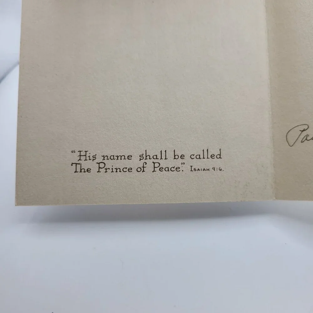 C.R. Gibson Christmas Card this vintage
