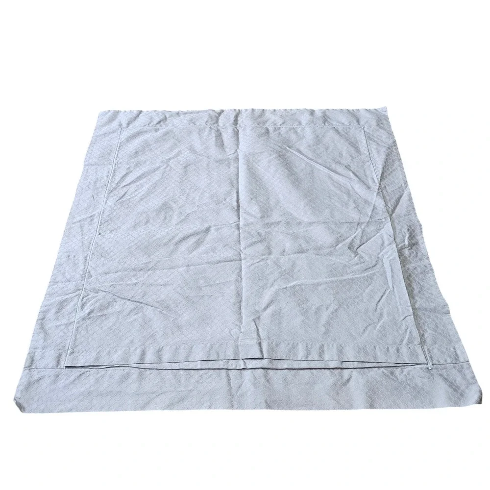 Frette Euro Sham Pillowcase Set of 3 Cotton Gray‎ Made in Italy Luxury 24x24