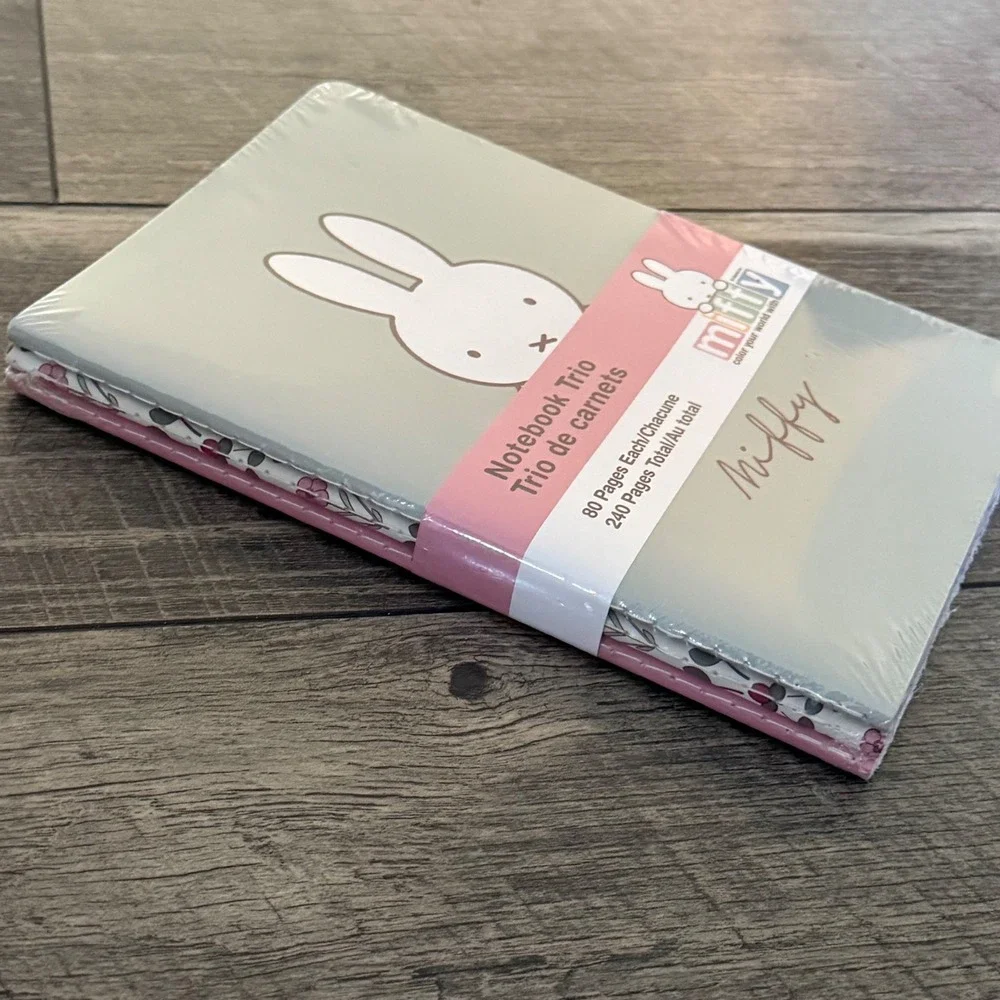 miffy notebook trio