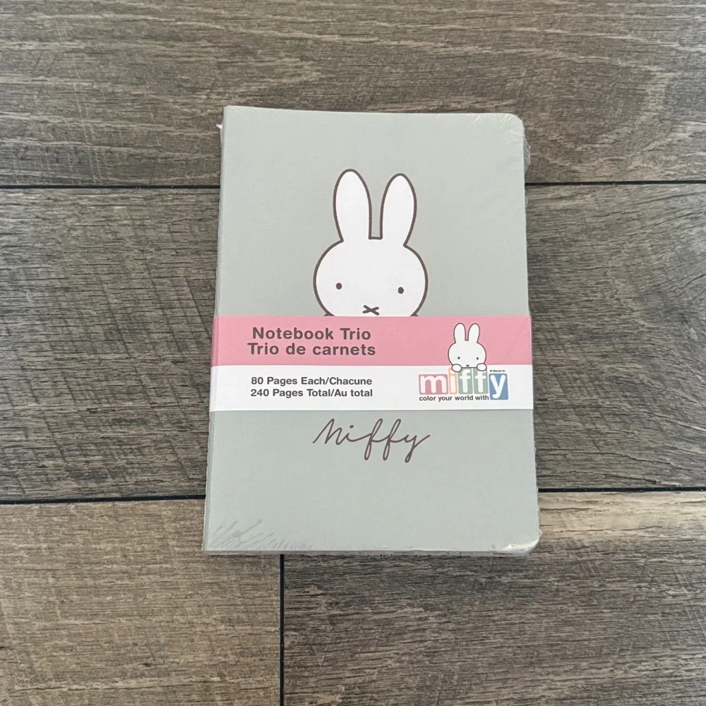 miffy notebook trio