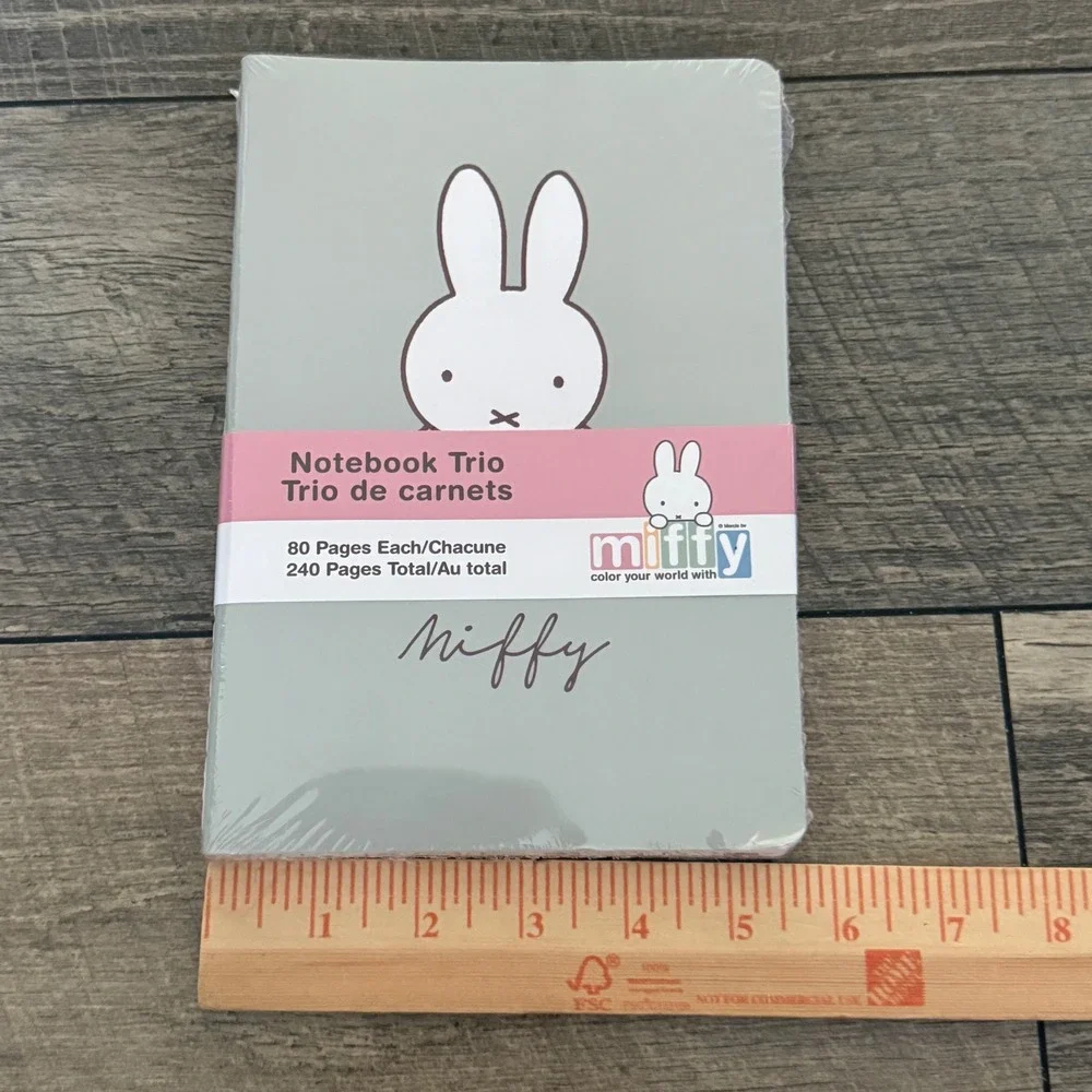 miffy notebook trio