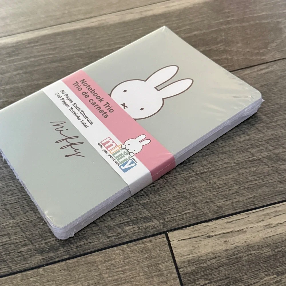 miffy notebook trio