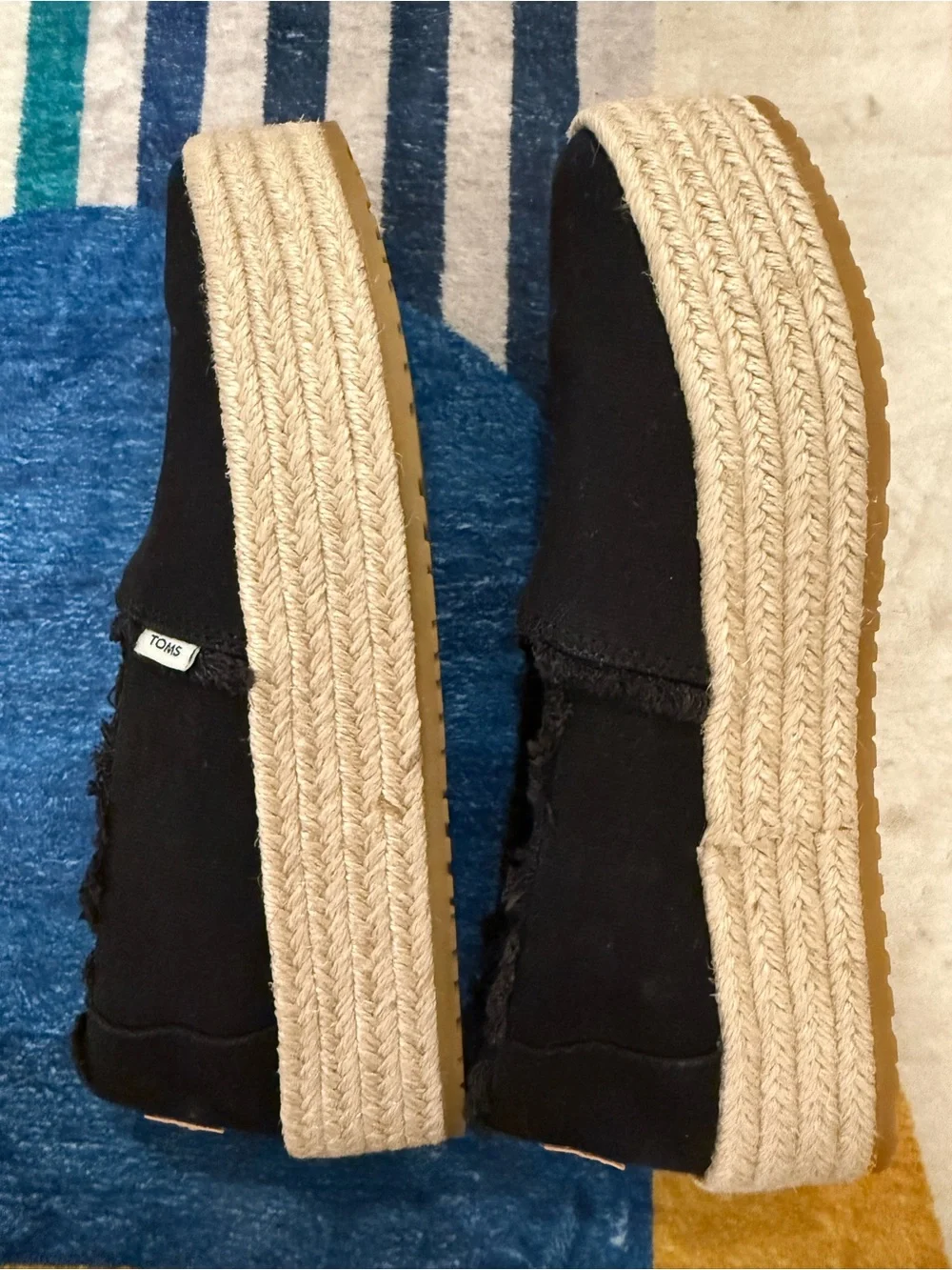 Toms slip into