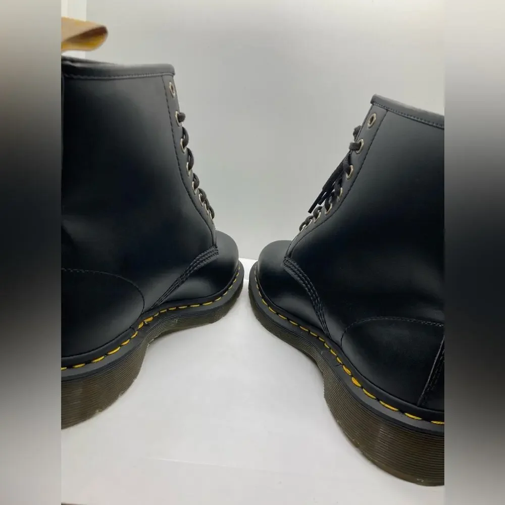 Dr. Martens Vegan 1460 Smooth Black Women's Lace-Up Boots