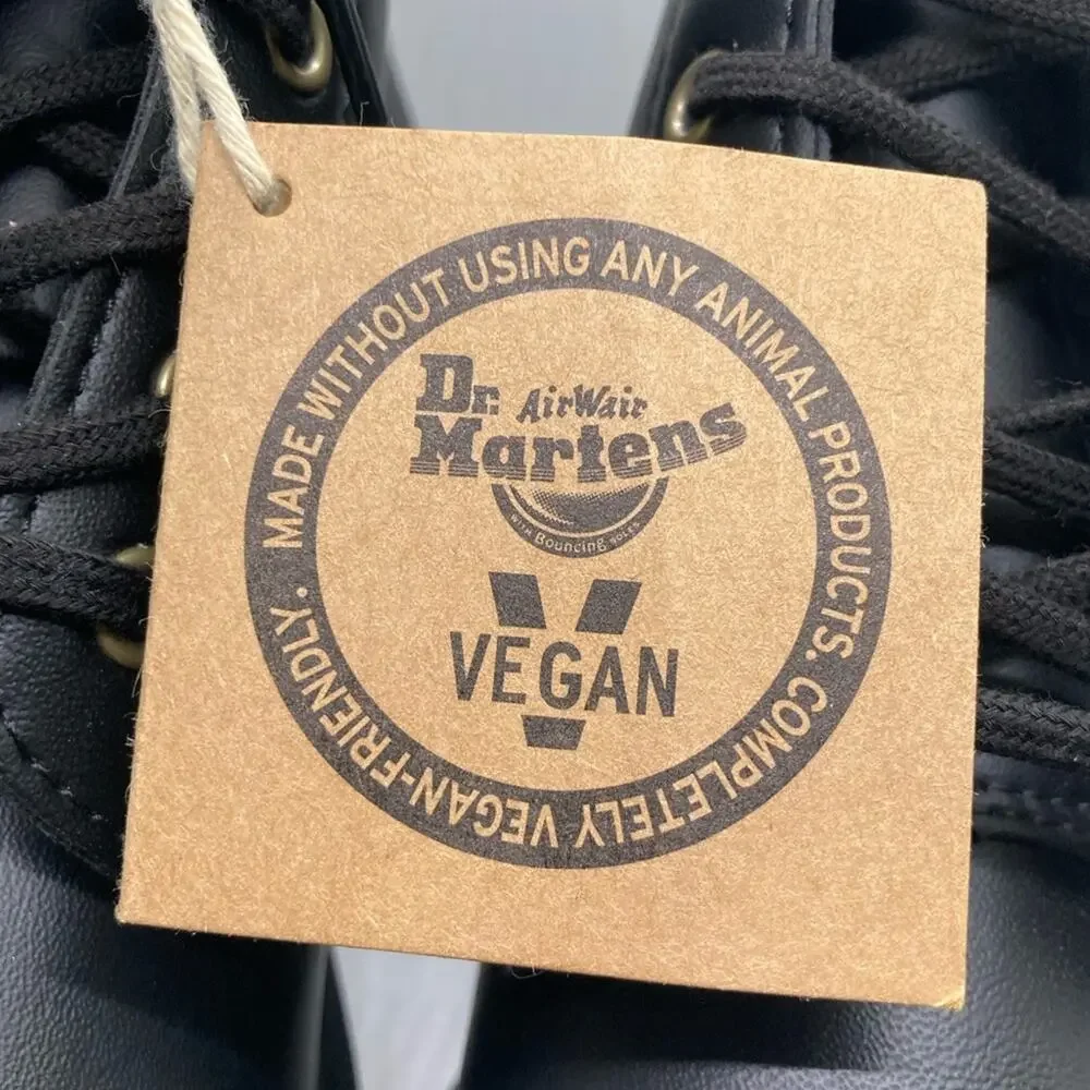 Dr. Martens Vegan 1460 Smooth Black Women's Lace-Up Boots