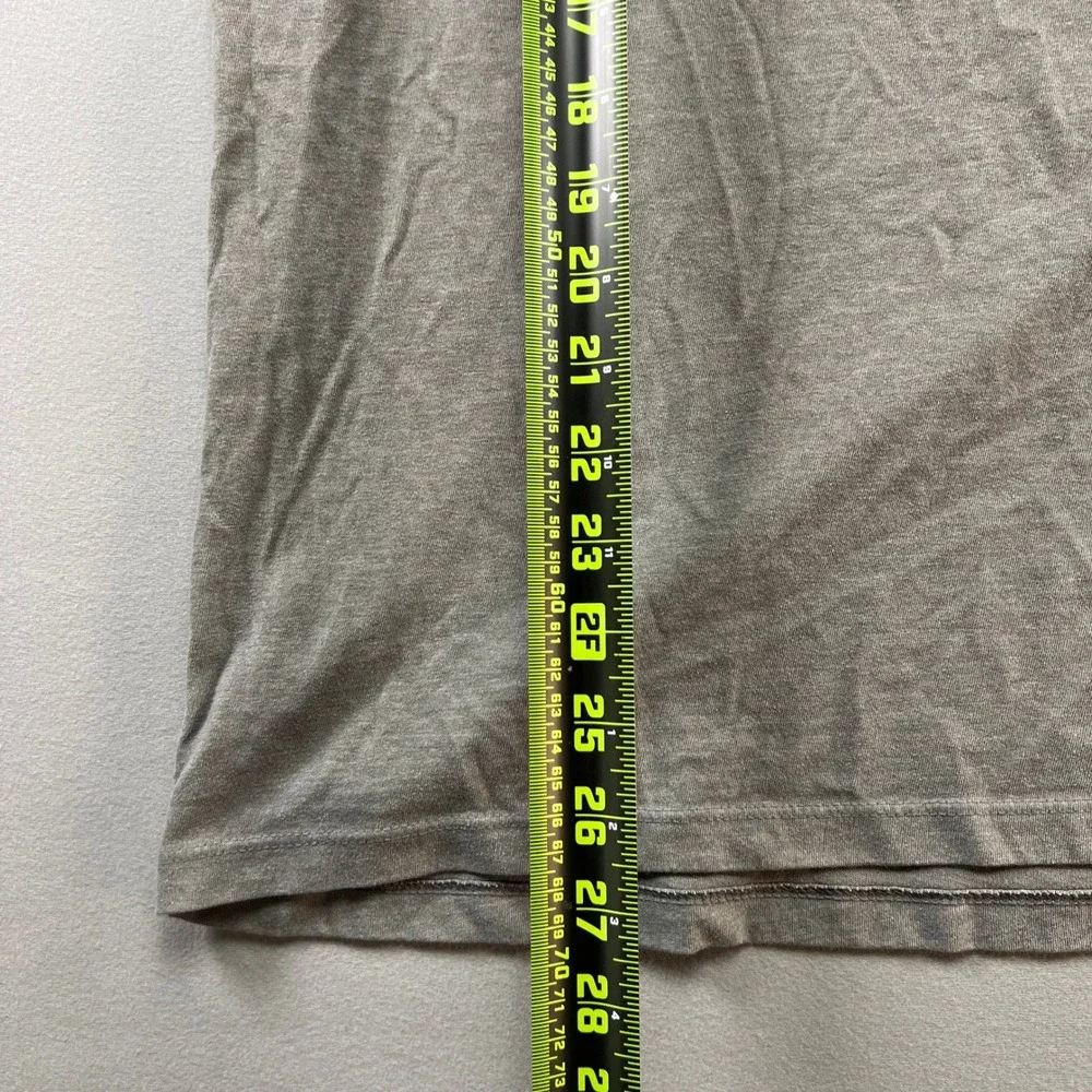 The North Face Usa Box T Shirt Mens Large Gray Cotton Short Sleeve Crew Neck