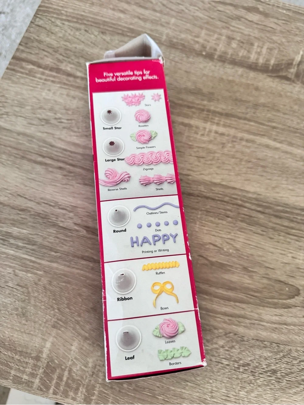 Wilton Pink Dessert Decorator Cake and Cupcake Piping Tool