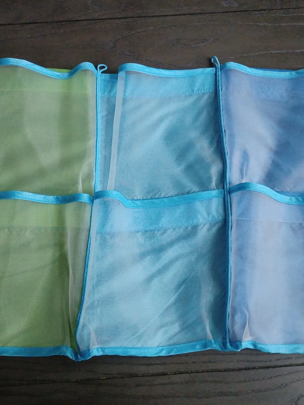 Multi-Pocket Hanging Mesh Storage Organizer