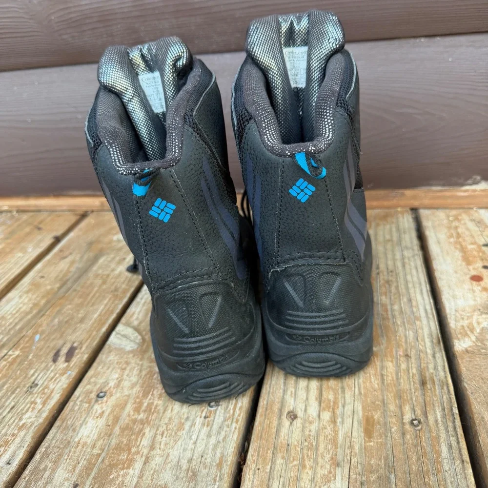 Columbia Bugaboot Celsius Waterproof 400g Insulated Snow Boots Black Youth 6