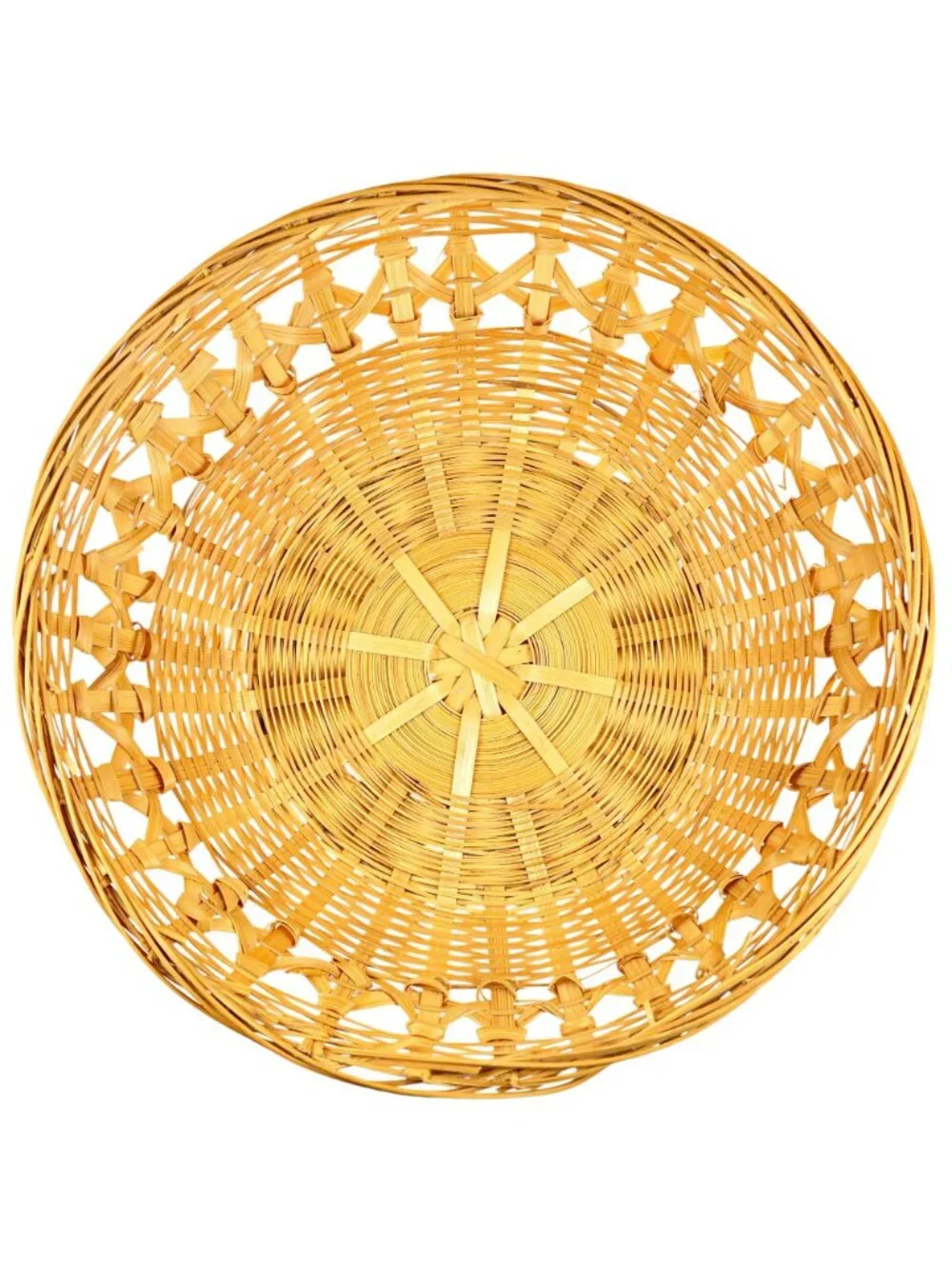 Handmade handwoven round