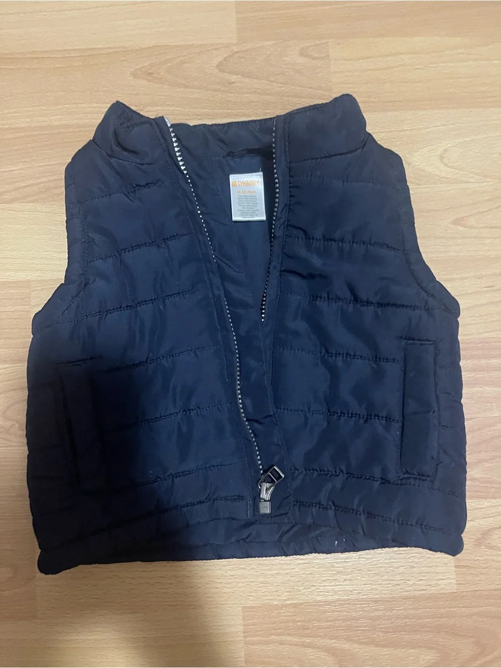 Gymboree Navy Quilted Puffer Vest