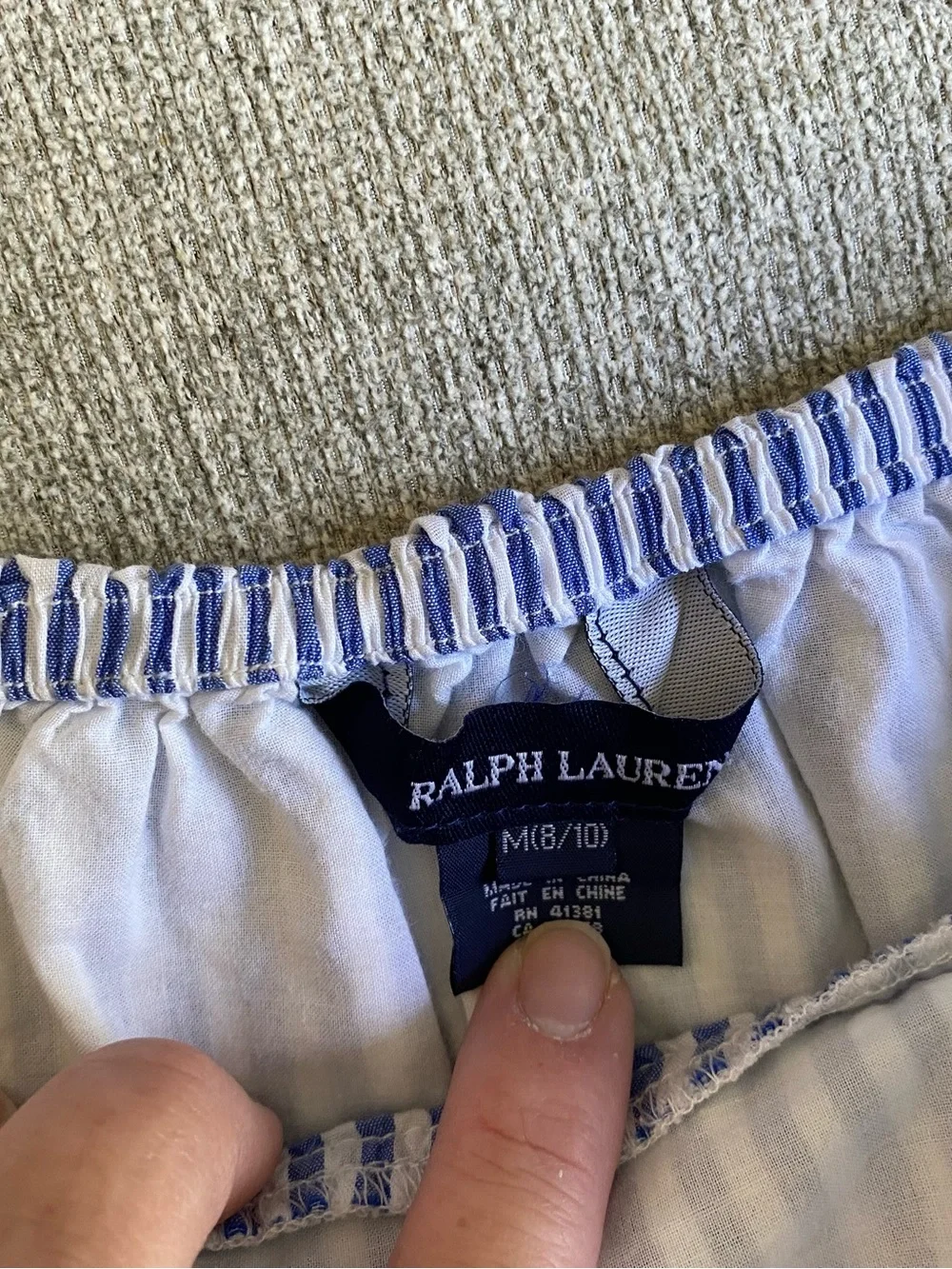 Ralph Lauren tiered ruffle