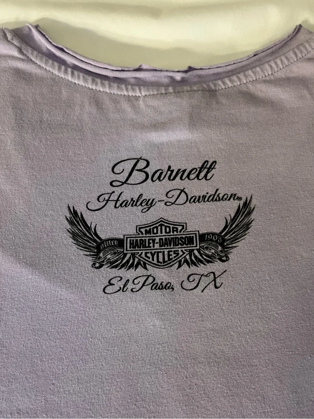 Harley-Davidson lavender short