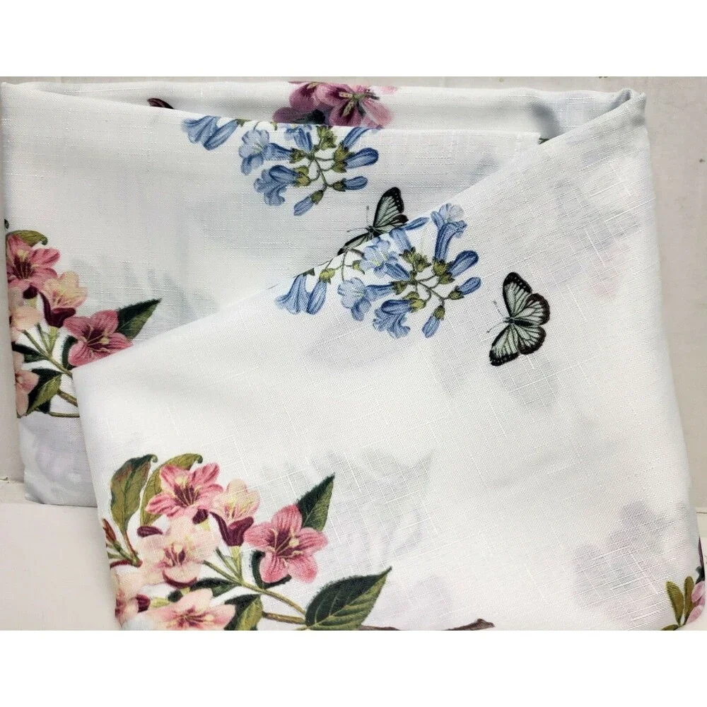 Textured Printed Fabric Tablecloth 60x84