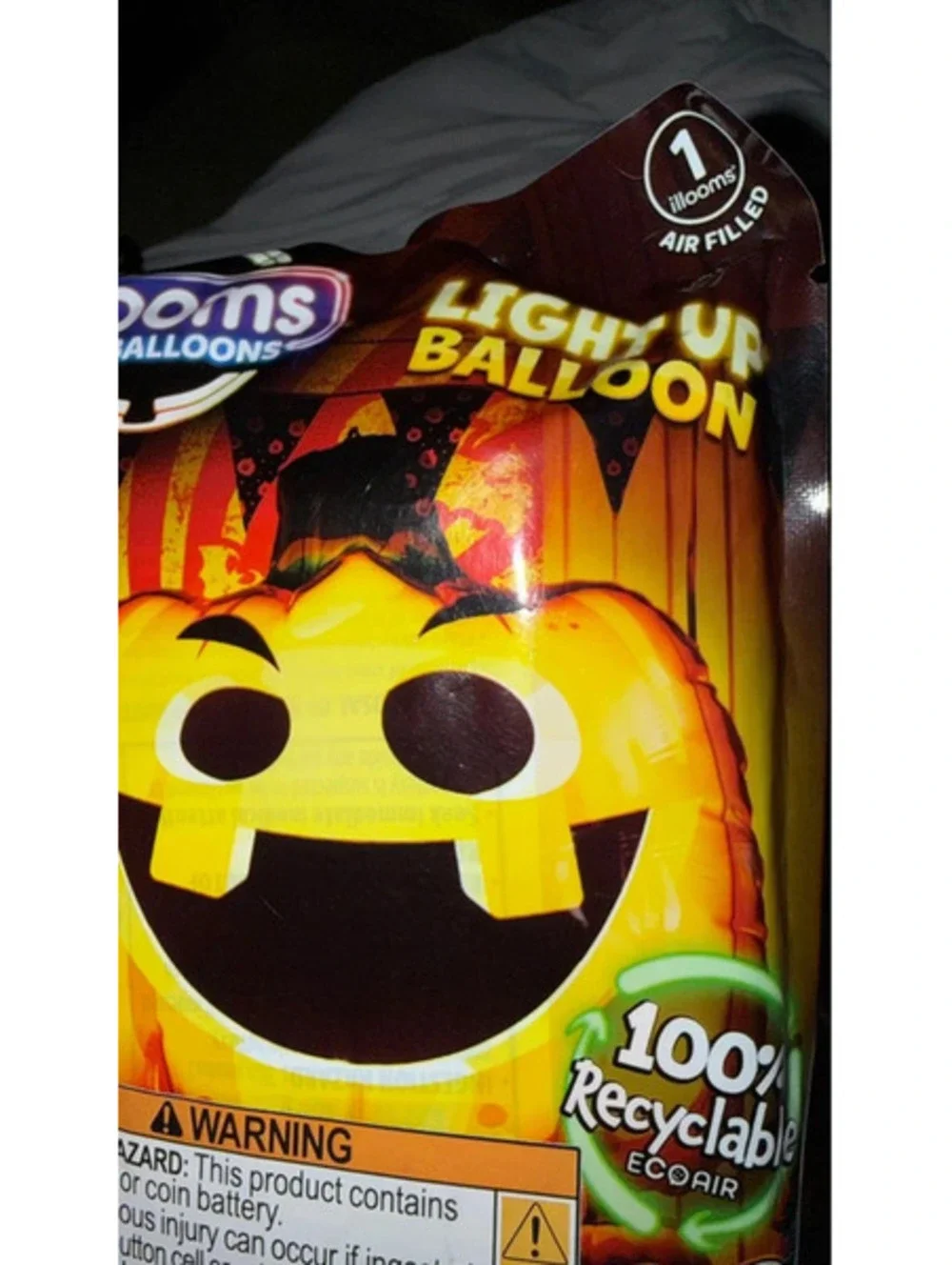 Lot of 2 Led Halloween Ballons