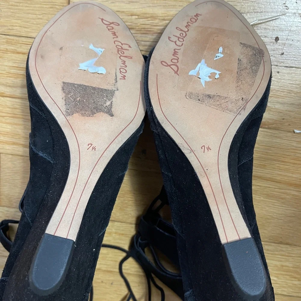 Sam Edelman wedge scuffs back