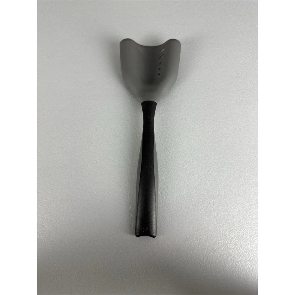 PAMPERED CHEF Mix N Chop Silicone Spatula Strainer Ground Beef Turkey Sausage