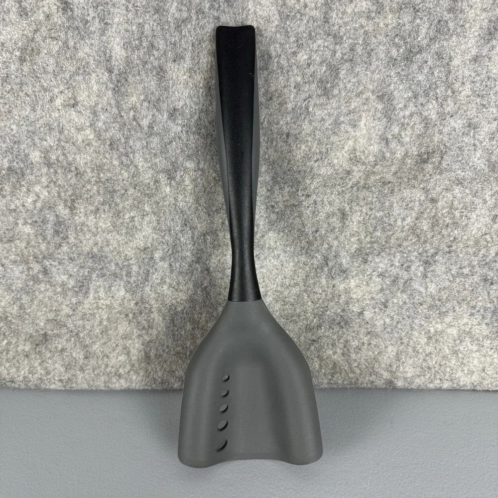PAMPERED CHEF Mix N Chop Silicone Spatula Strainer Ground Beef Turkey Sausage