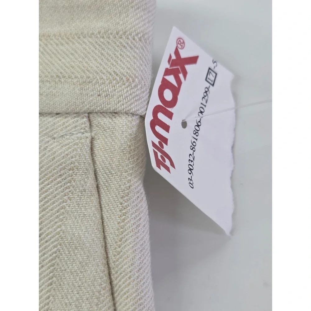 Zara Cream Wide-Leg Trousers, S