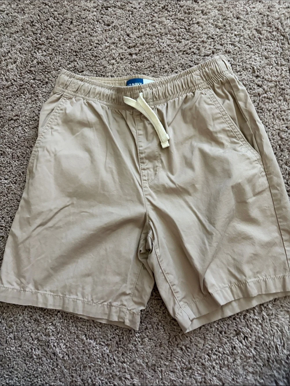 Old Navy Boy’s khaki shorts with drawstring