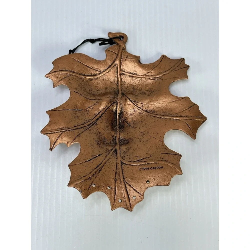 Vintage 1996 CARSON Spirit Of The Forest‎ Oak Leaf Man Metal Wall Art
