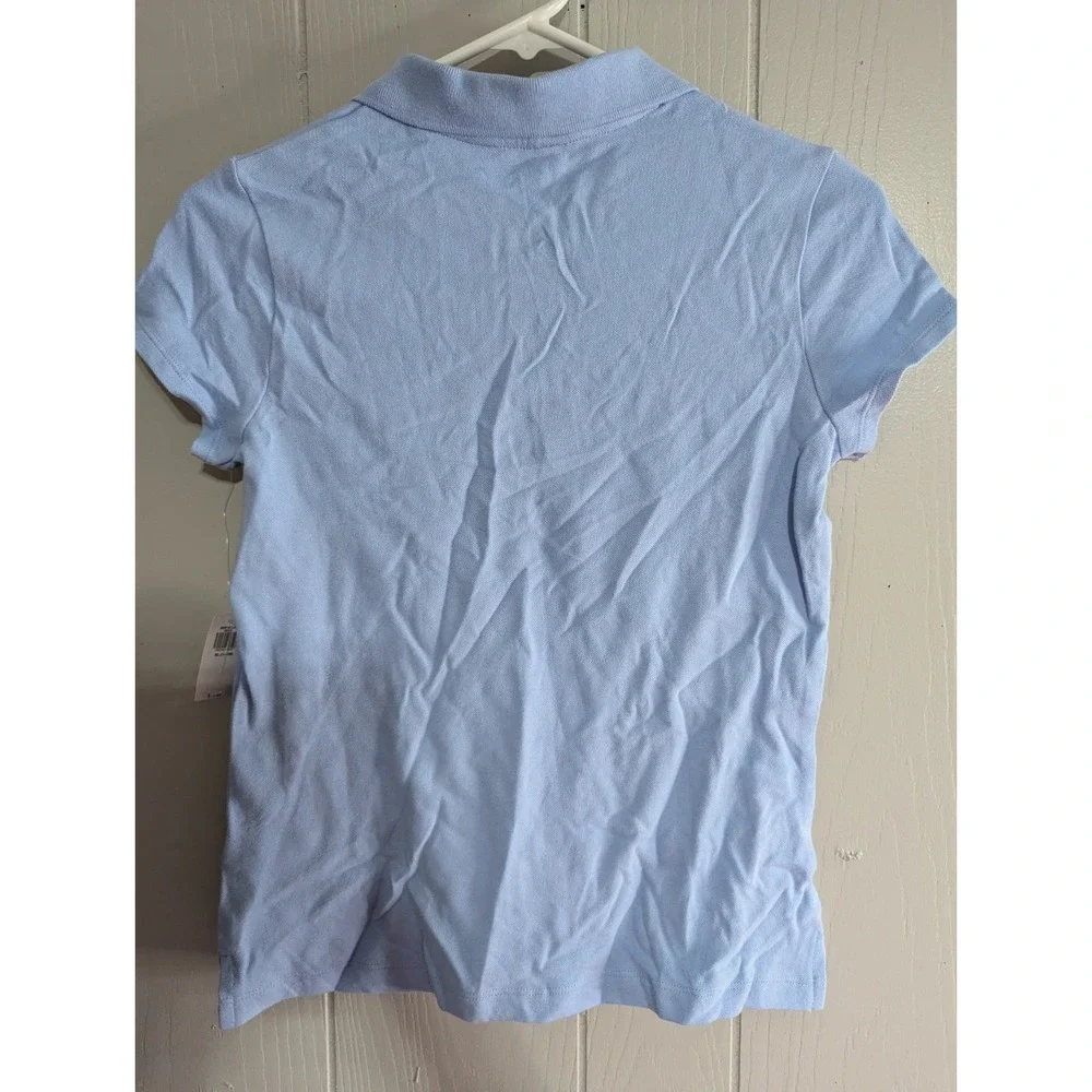 Old Navy Girl 14-16 blue‎ polo school uniform shirt top NWT