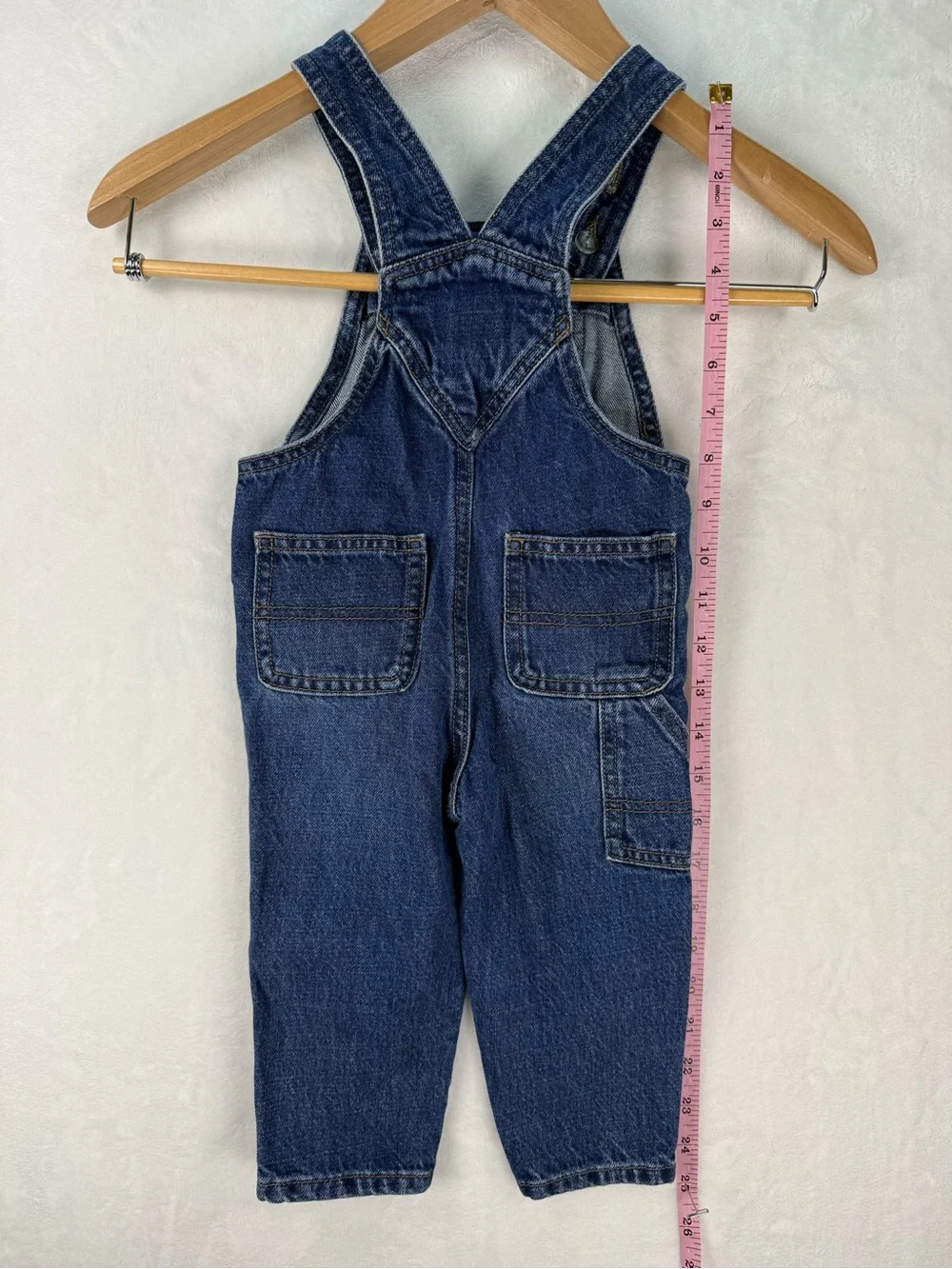 Old Navy Workwear Denim Carpenter Overalls Baby 18-24M