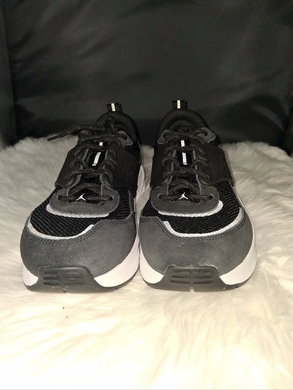 Jordan Trunner Men’s Black and White Chunky Sole Sneakers