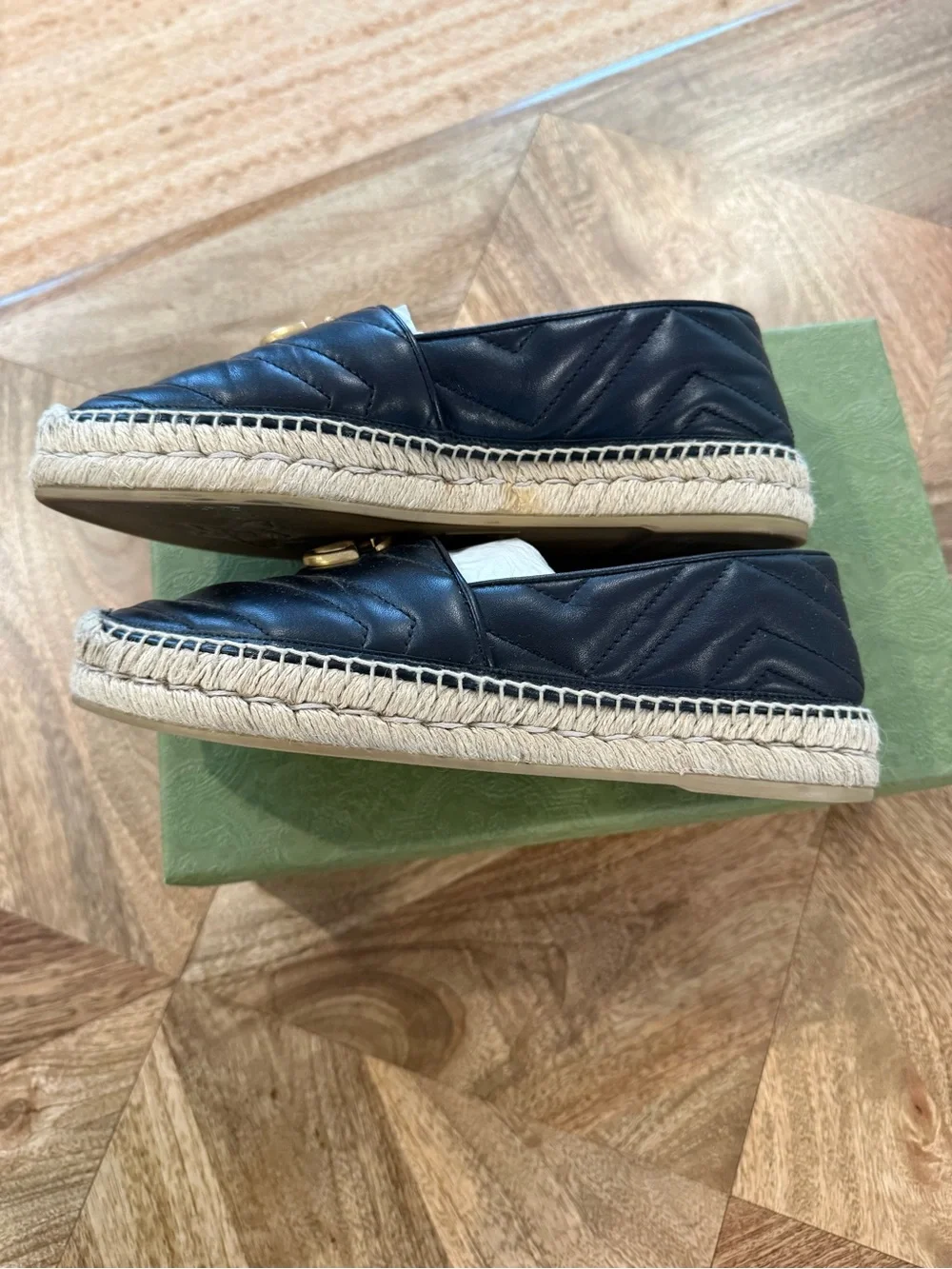 Gucci black quilted
